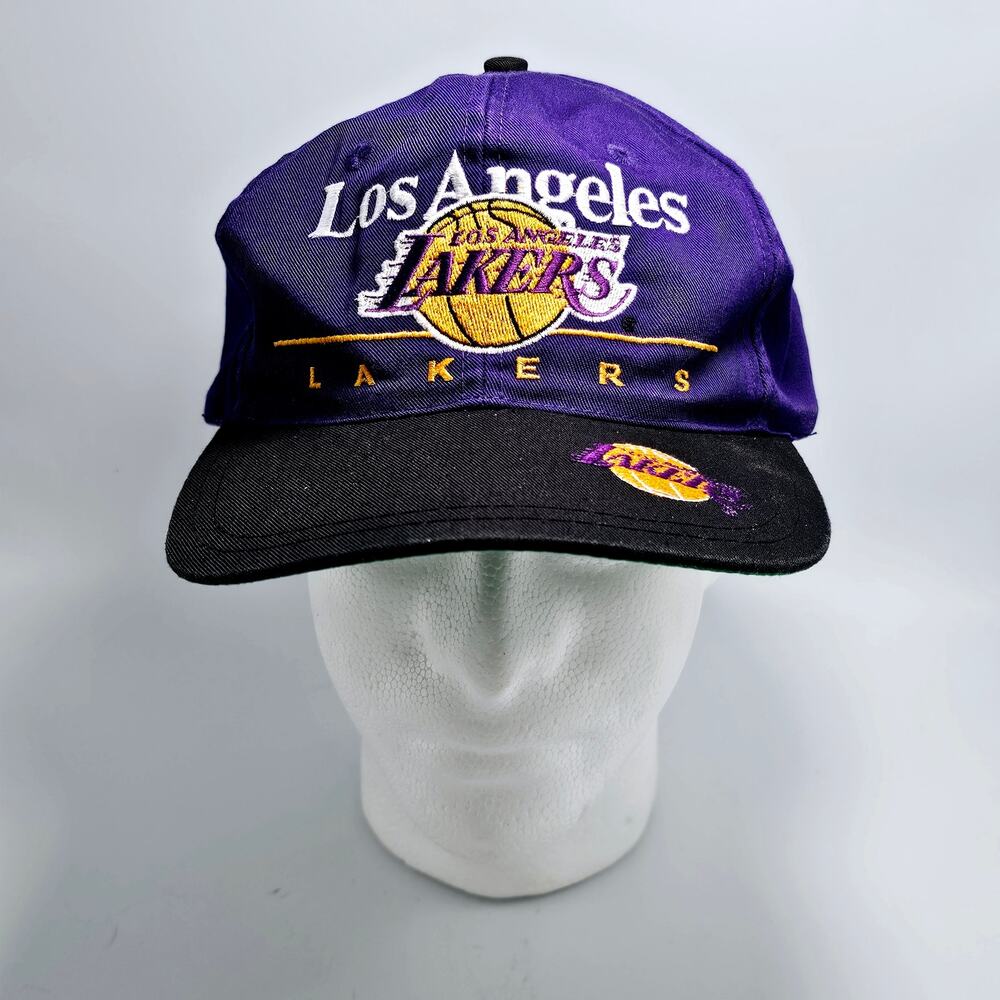 Vintage 90s Twins LA Los Angeles Lakers NBA Basketball Snapback Hat